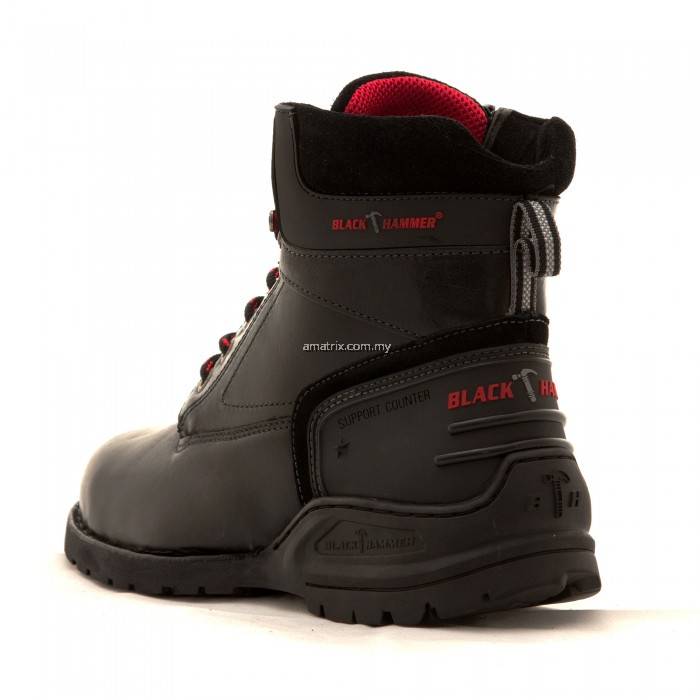 BLACK HAMMER BH5102 5000 Series Men Safety Shoes Mid Cut Lace Up